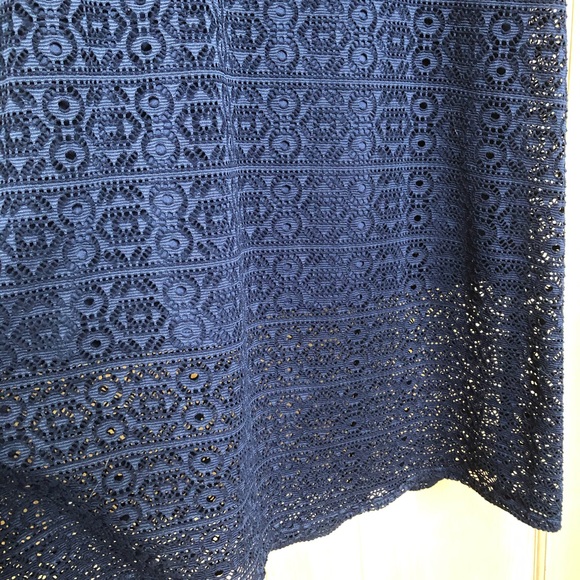 Navy Stretch Lace Maxi Dress, Size 8,10, Sleeveles - Picture 6 of 13